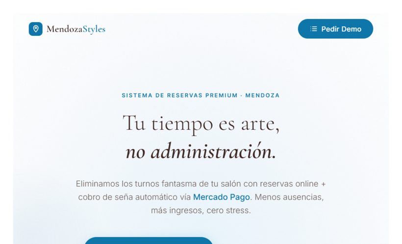 Sitio web de Mendoza Styles